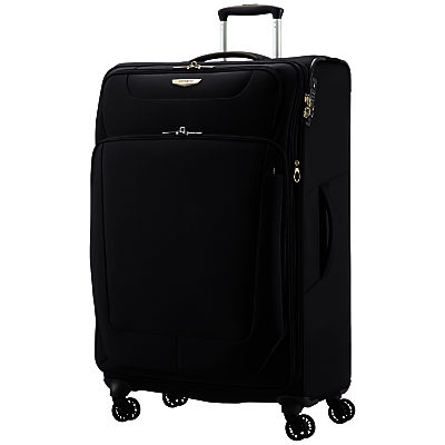 Samsonite Spark 79cm 4-Wheel Expandable Large Suitcase Black Samsonite Spark 79cm 4-Wheel Expandable Large Suitcase Black